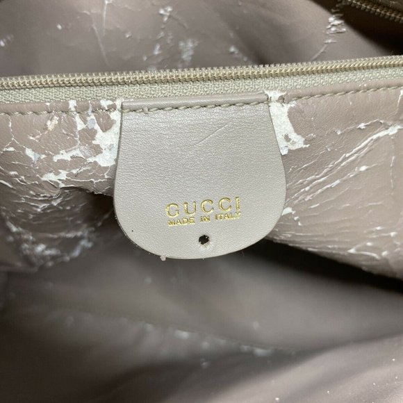 GUCCI Vintage Leather Shoulder bag Customized W/ D - Picture 9 of 13